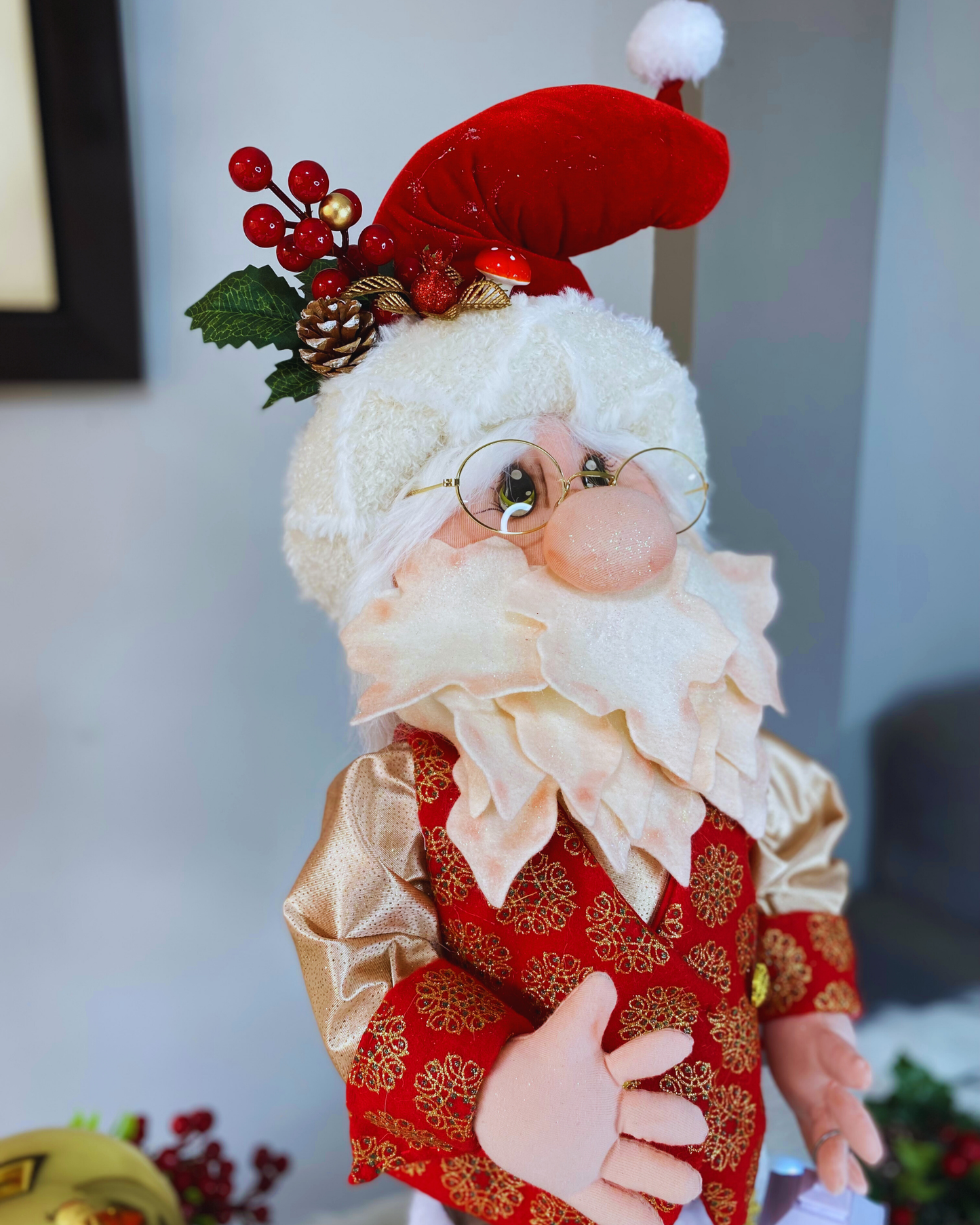 Don noel con farol