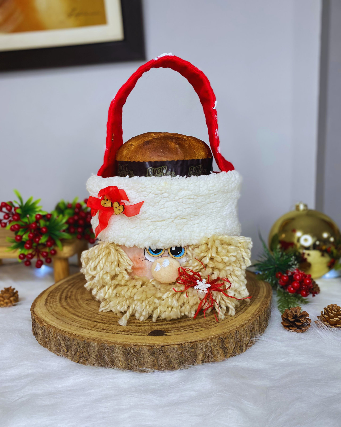 Panetonera Santa Claus