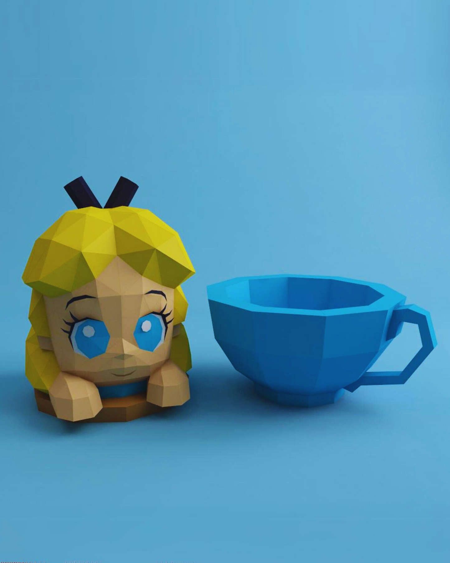 Alicia en taza