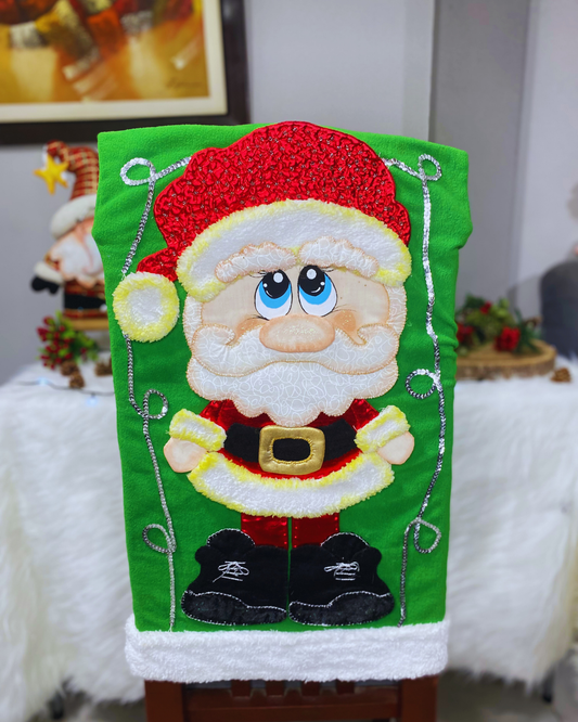 Forro de silla papa noel