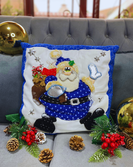 Funda de cojin Santa Claus