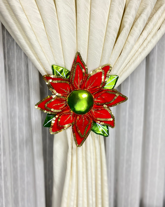 Cortinero Flor Navideña