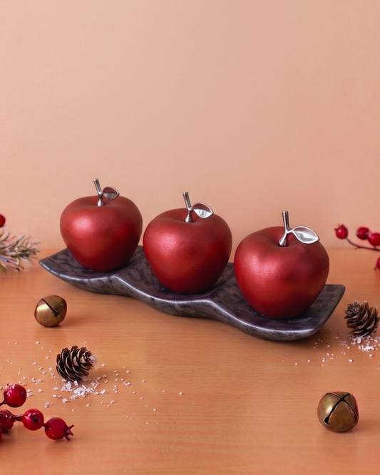 Juego de Manzanas Navideñas