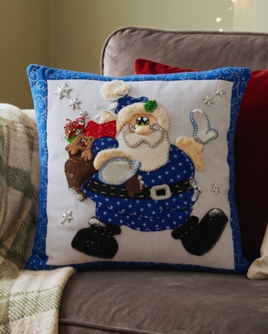 Funda de Santa Claus azul