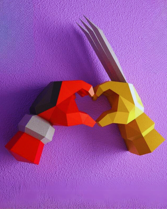 Manos Deadpool y Wolverine