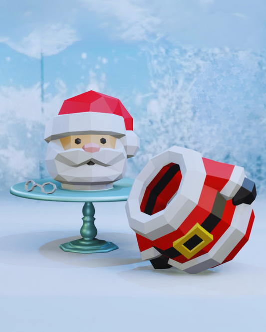 Bombonera Papa Noel
