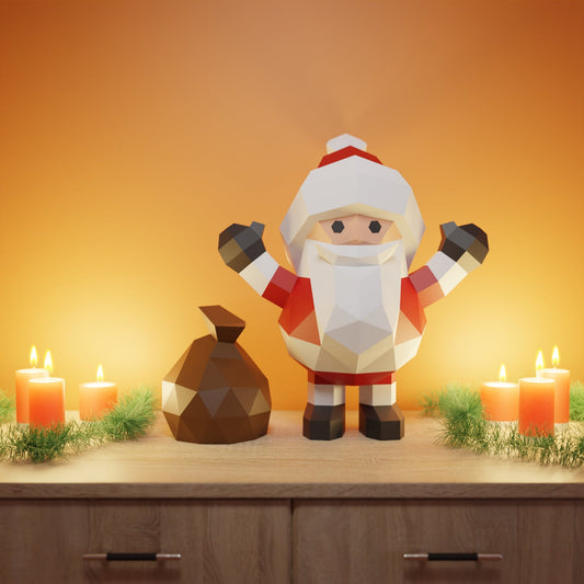 Santa Claus con bolsa